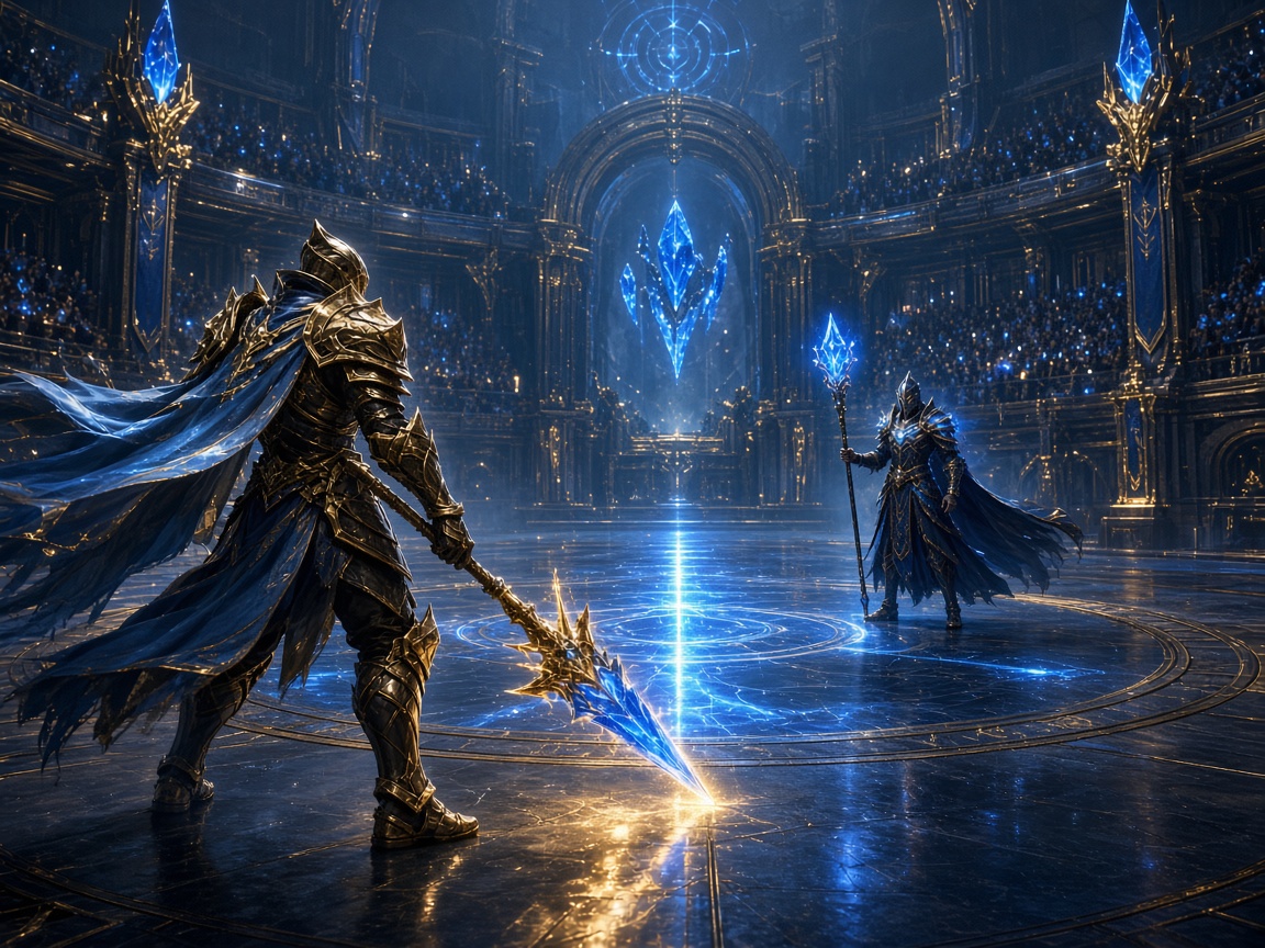 Two original champions facing off on a luminous lane